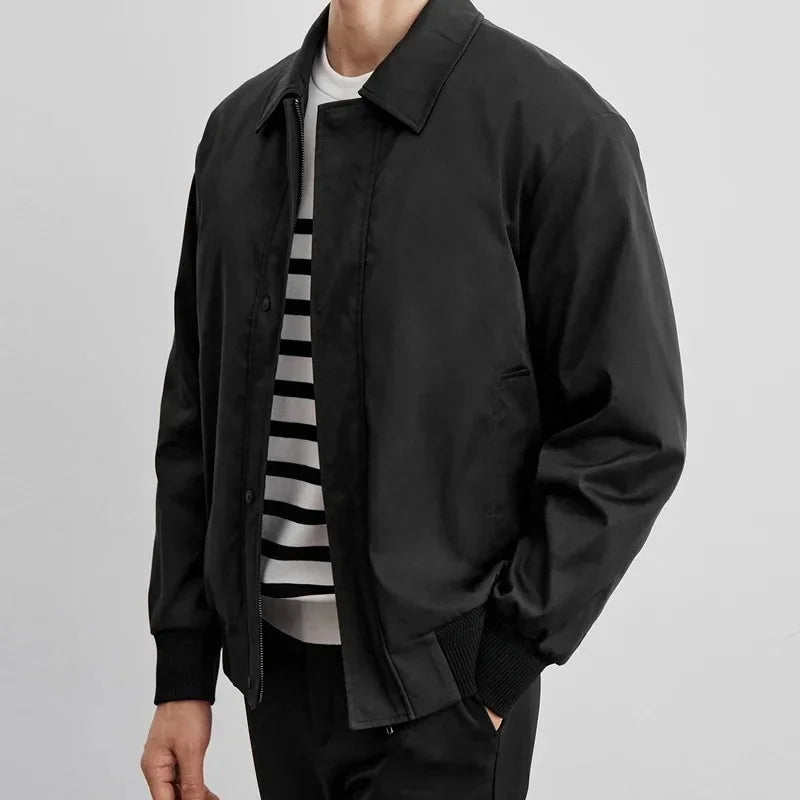 Men’s Korean Fashion Turndown Collar Jacket