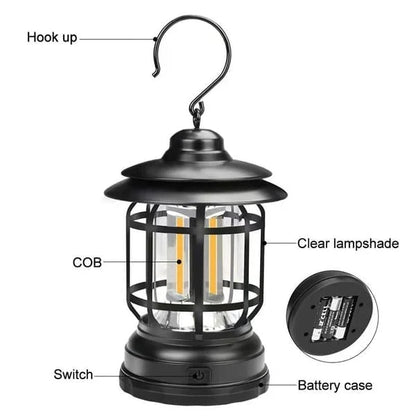 Portable Retro Camping Lamp