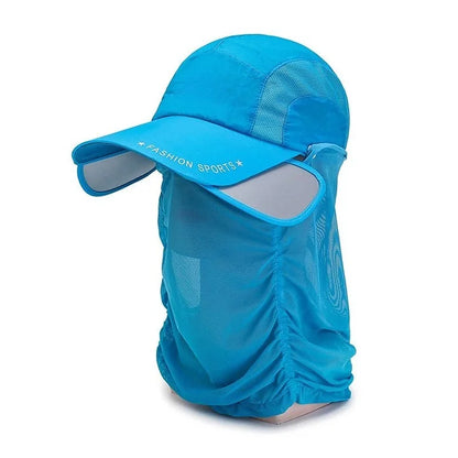 Side border light sunscreen fishing hat