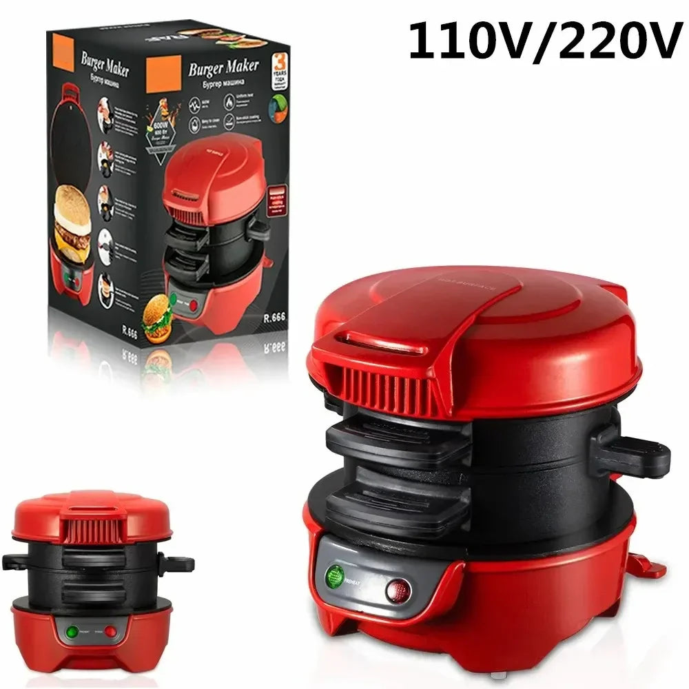 Mini Electric Burger Sandwich Maker