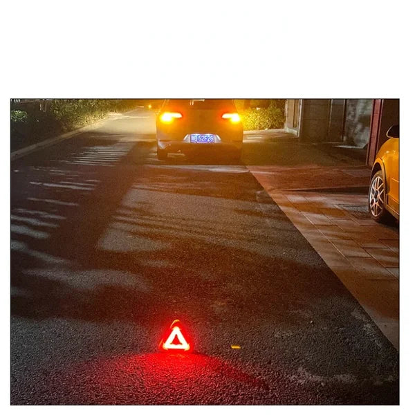 2-IN-1 Emergency Triangular Roadside Warning Light