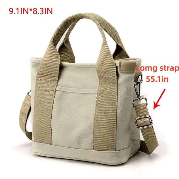 Large capacity multi-pocket handbag