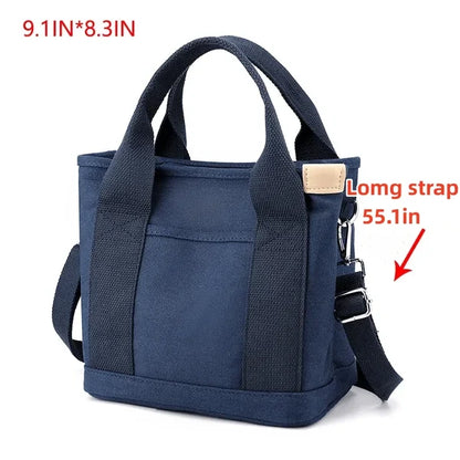 Large capacity multi-pocket handbag