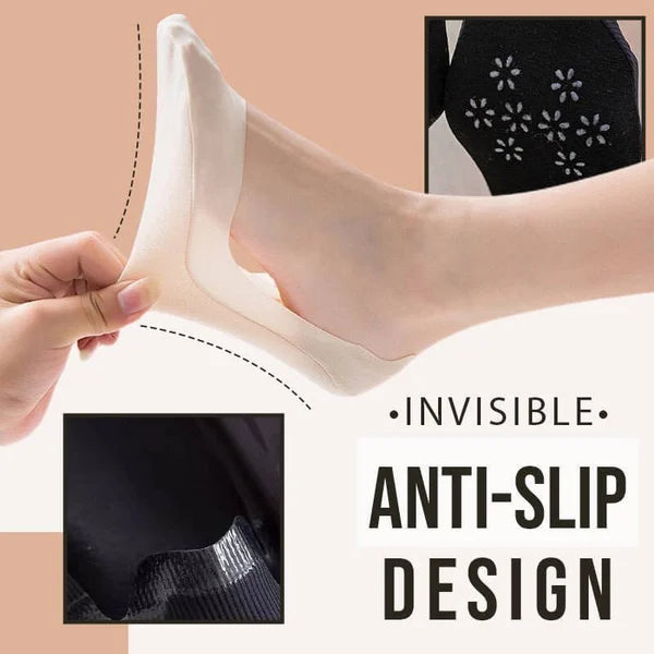 Invisible Non-slip Ice Silk Socks & Never Fall Off