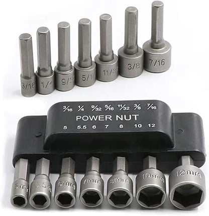 Power Nut Driver 14 Pcs Set