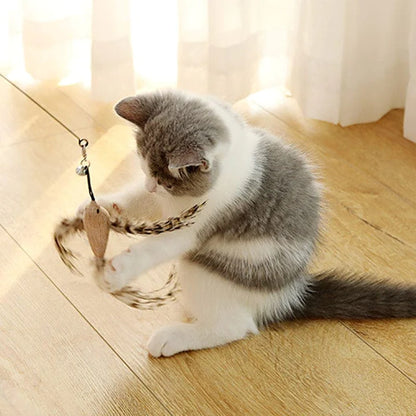 Interactive Bird Simulation Cat Toy Set