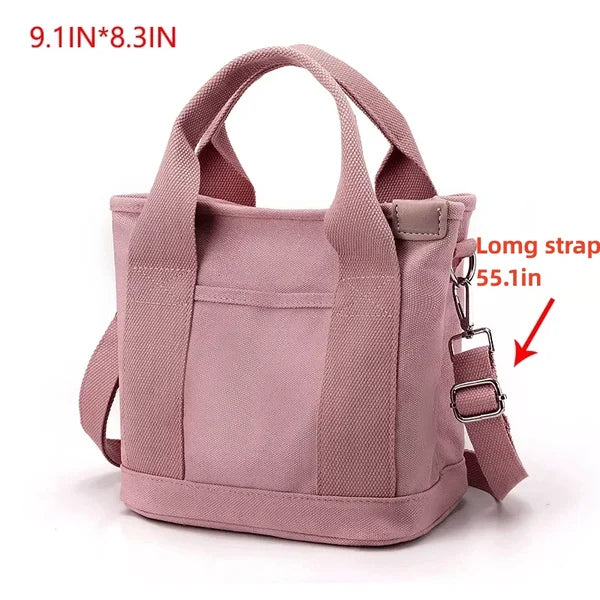 Large capacity multi-pocket handbag